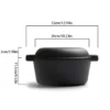 07bfd07c-187b-46b7-a228-25ffe8f38dd4 Cast Iron 2-in-1 Multifunctional Cooking and Baking Dish Set