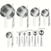 Rolled Edge Measuring Cups & Spoons Set