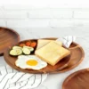 4pcs Wooden Plates