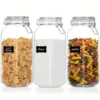 Airtight Glass Canister Set of 3 with Lids