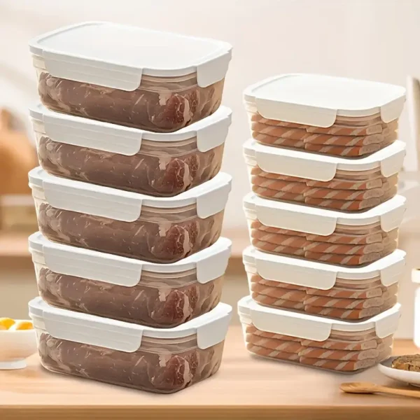 10pcs Stackable Food Storage Containers