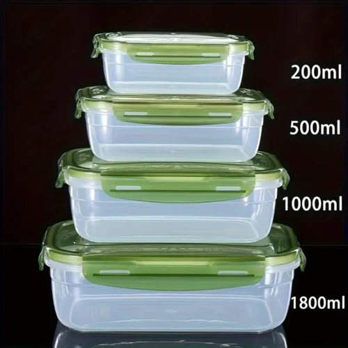 4pcs Set Microwave Safe Food Storage Containers