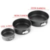 3pcs Round Springform Cake Pans Set