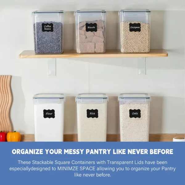 THELiFE 5.2L Airtight Food Storage Jars