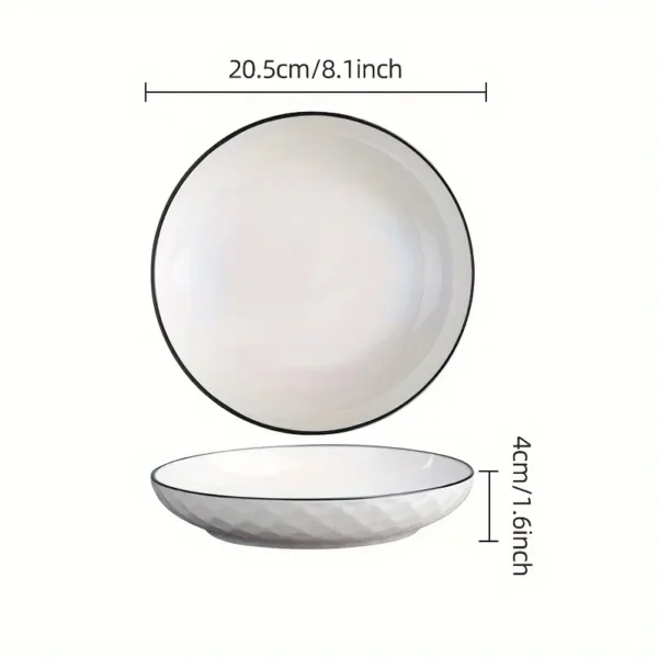 6pcs Ceramic Serving Plate Set