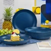 a6aac4c7-aa57-4f2c-8653-98a68ec4144b 16pcs Round Striped Dinnerware Set