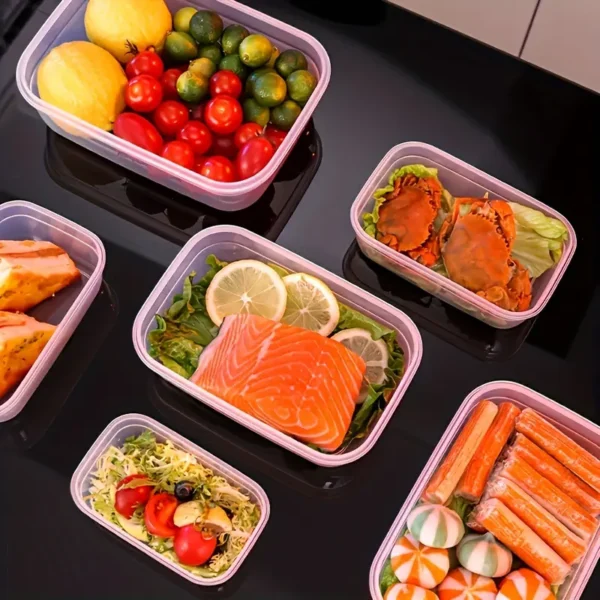 4pcs Set Microwave Safe Food Storage Containers