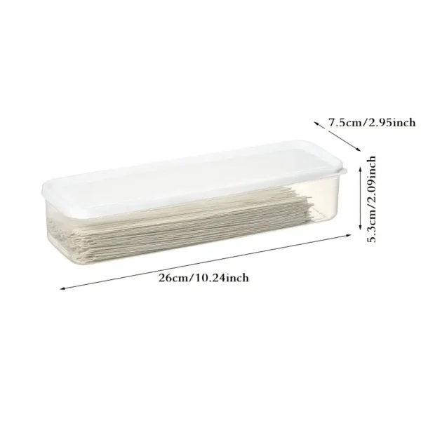 8pcs Food-Grade Rectangular Storage Containers
