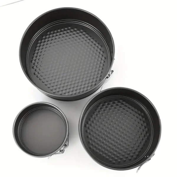 3pcs Round Springform Cake Pans Set