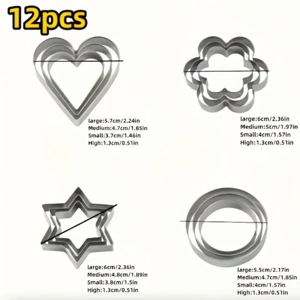 Stainless Steel Cookie Cutter Set