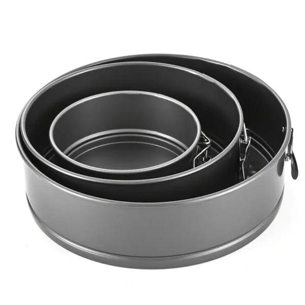 3pcs Round Springform Cake Pans Set