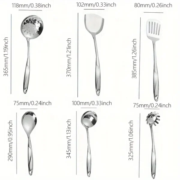 f82d7931-1ace-4fa0-8fa4-8e1a82b69abc 6pcs High-Quality Stainless Steel Kitchen Utensil Set